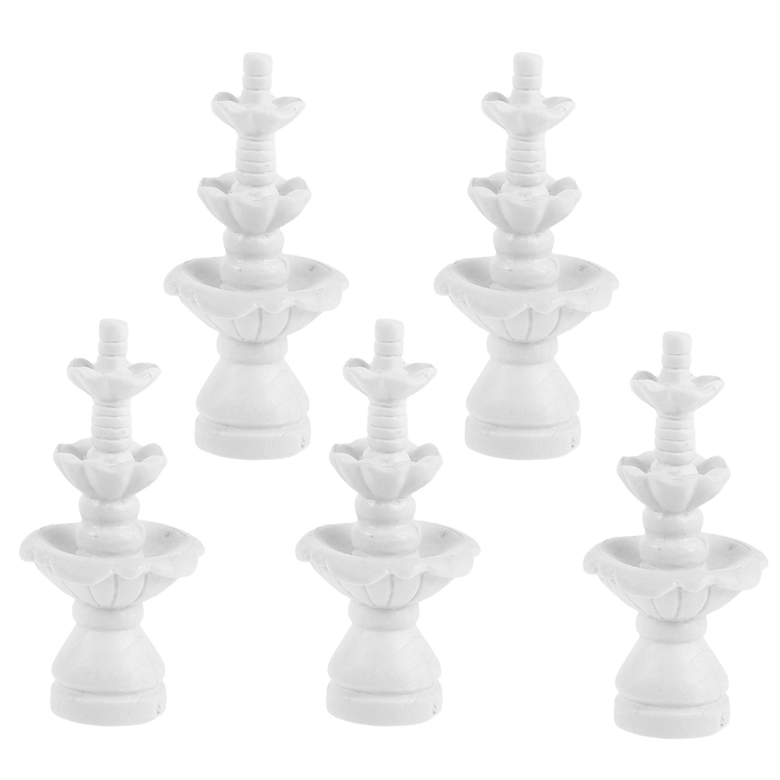 Bonsai Garden For Desk - 5Pcs Miniature Bonsai Fountain Decoration Micro