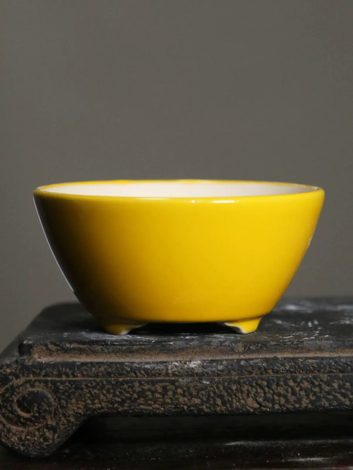 Bonsai Garden For Desk - Porcelain Colorful Round Bonsai Pot,Small Vase,Dormitory