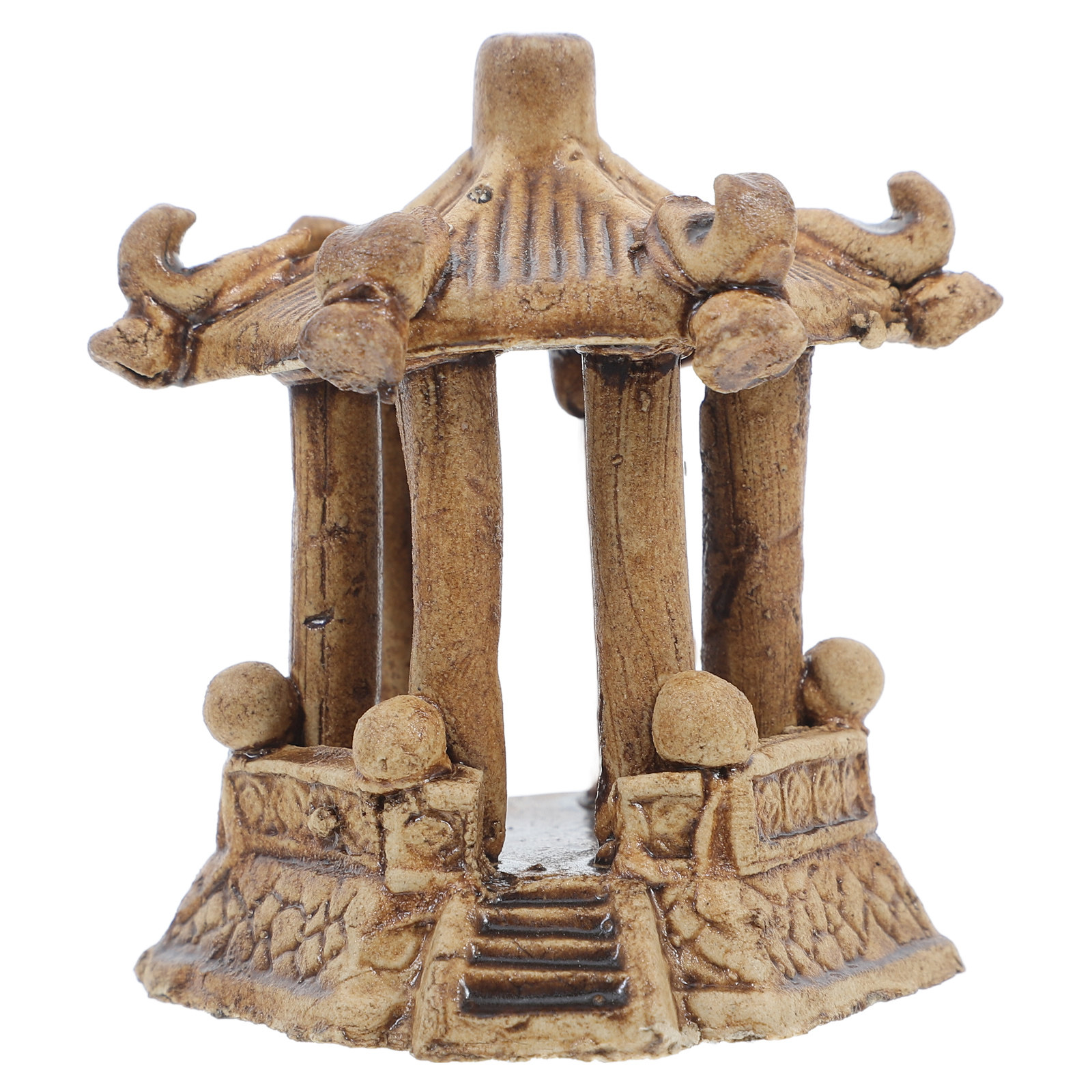 Bonsai Gardener - Miniature Ceramic Pagoda Hexagonal Pavilion Bonsai