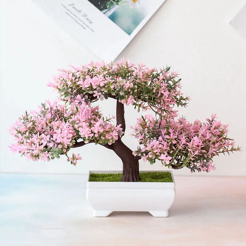 Bonsai Gardenia - Artificial Plants Bonsai Fake Plant Flowers