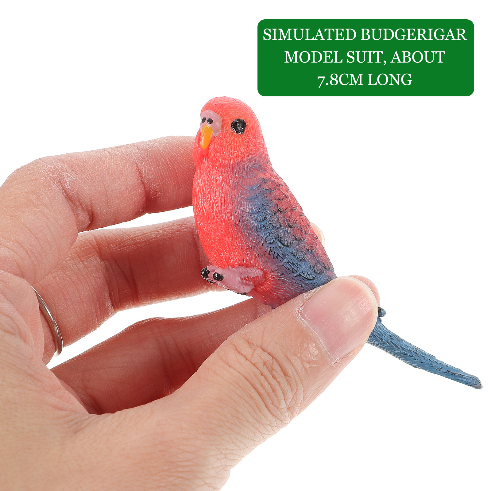 Bonsai Garden For Desk - 4Pcs Premium Artificial Parrot Decor Sturdy