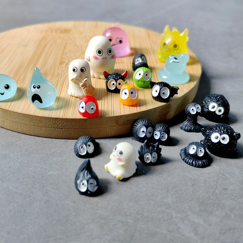 8pc Mini Funny Cute Black Blue - Bonsai Gardenia ulasan dan harga