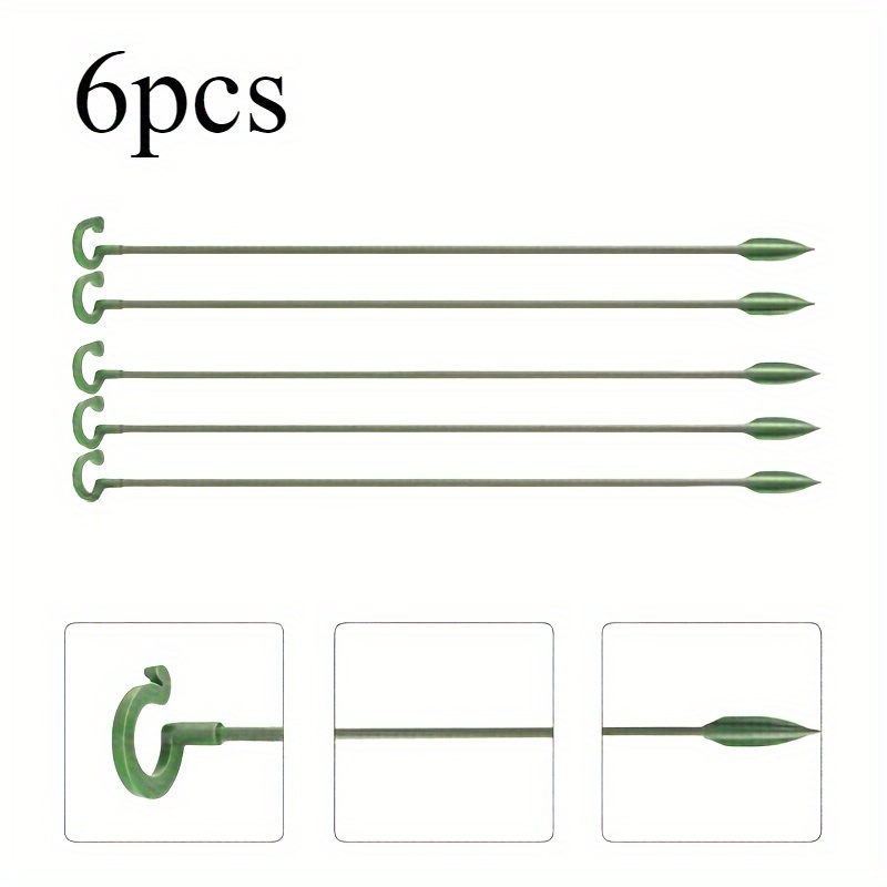 6PCS Green Plastic Plant Suppo - Bonsai Garden Stand ulasan dan harga