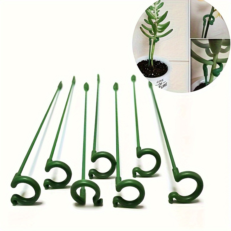 6PCS Green Plastic Plant Suppo - Bonsai Garden Stand ulasan dan harga