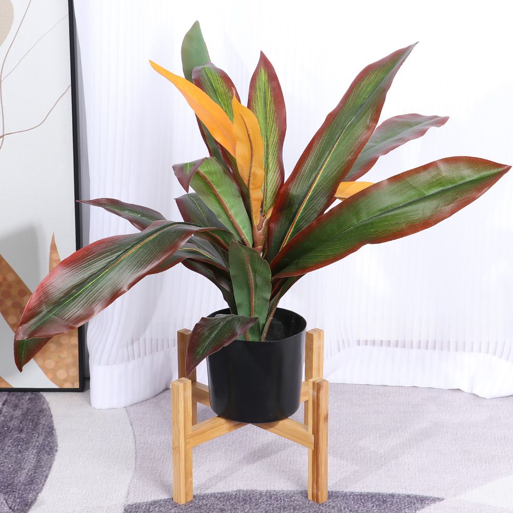 Wood Flowerpot Holder Floor-St - Bonsai Garden Stand ulasan dan harga