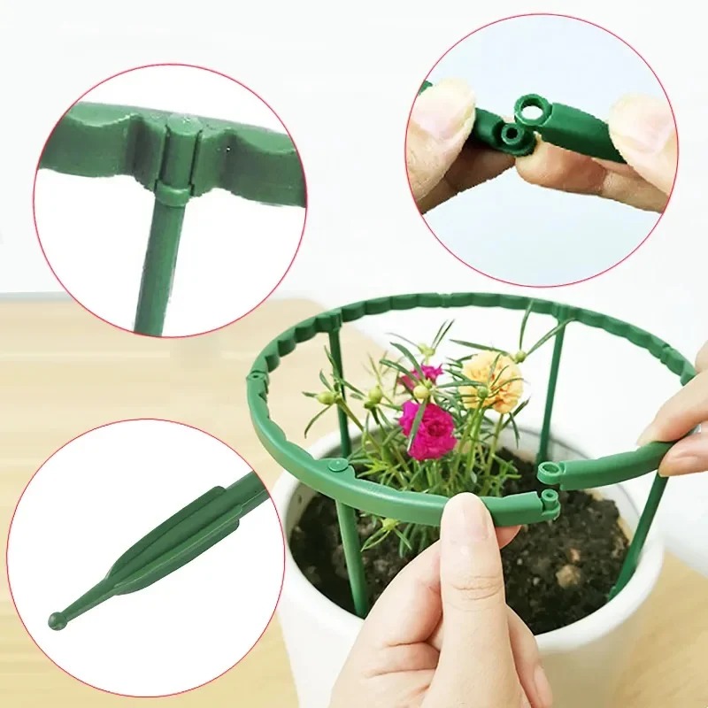4PCS Plastic Plant Support Pil - Bonsai Garden Stand ulasan dan harga