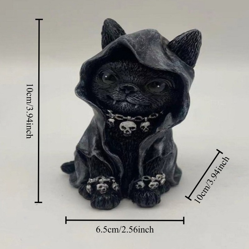 Halloween Magic Cat Resin Craf - Bonsai Garden For Desk ulasan dan harga