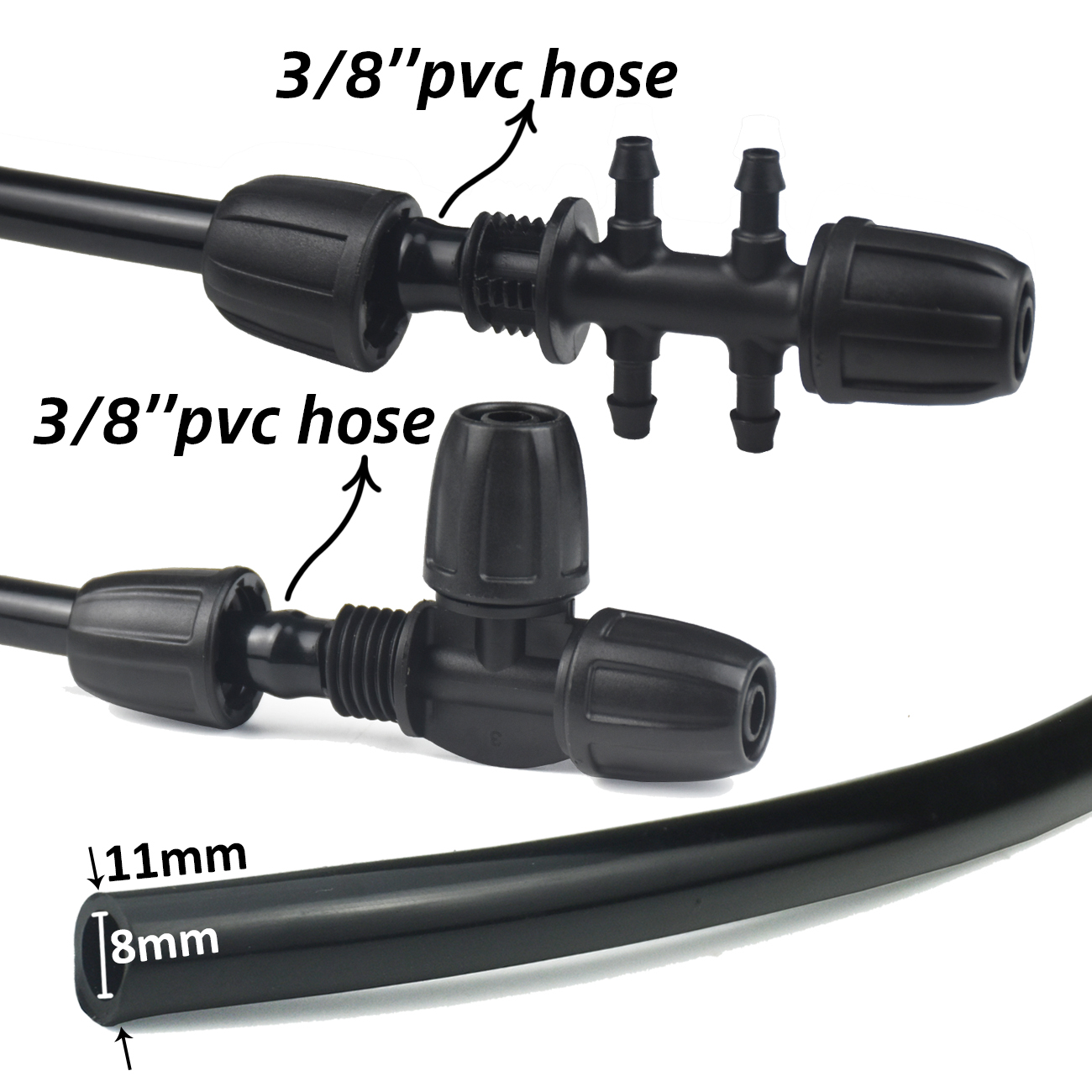 5-25M 3/8''pvc Hose Drip Irrig - Bonsai Garden Youtube ulasan dan harga