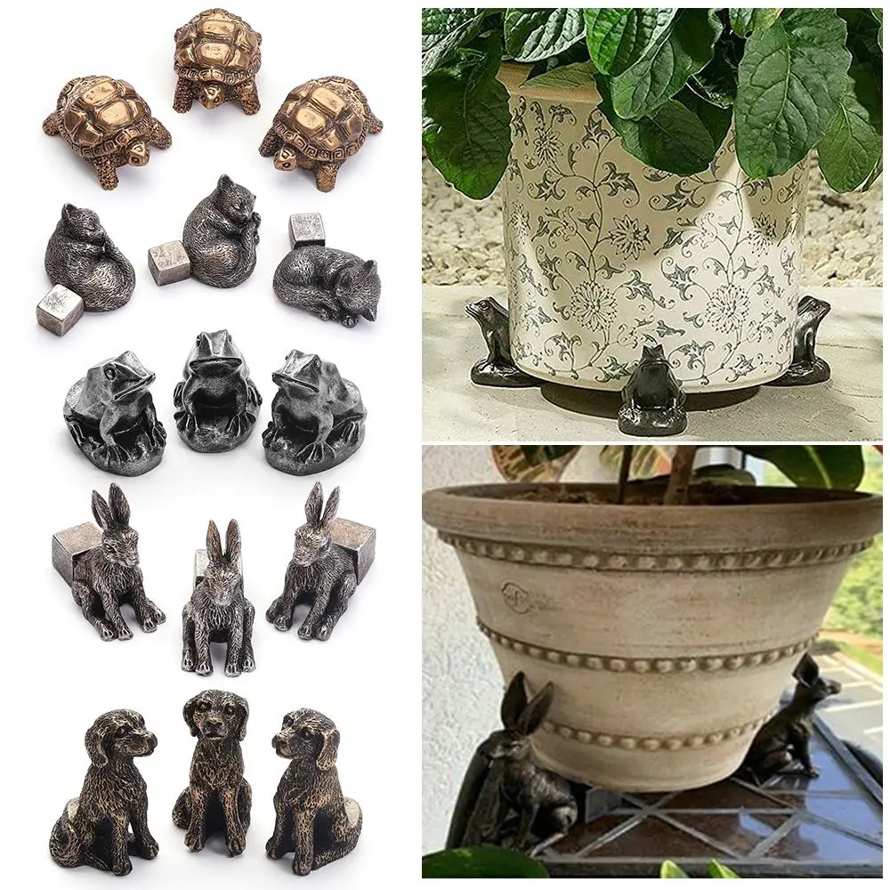 3Pcs Garden Decor Animal Resin - Bonsai Garden Stand ulasan dan harga