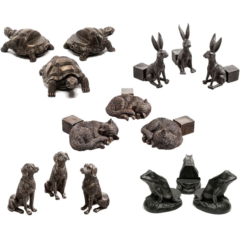 3Pcs Garden Decor Animal Resin - Bonsai Garden Stand ulasan dan harga