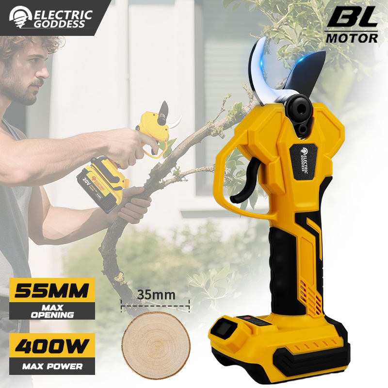 Brushless 55mm Electric Prunin - Bonsai Gardener ulasan dan harga