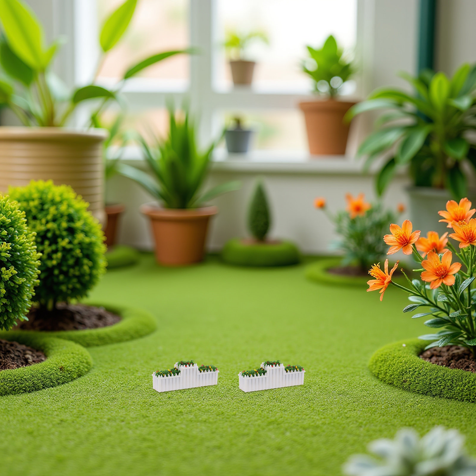 6Pcs Miniature Bonsai Plants M - Bonsai Garden For Desk ulasan dan harga