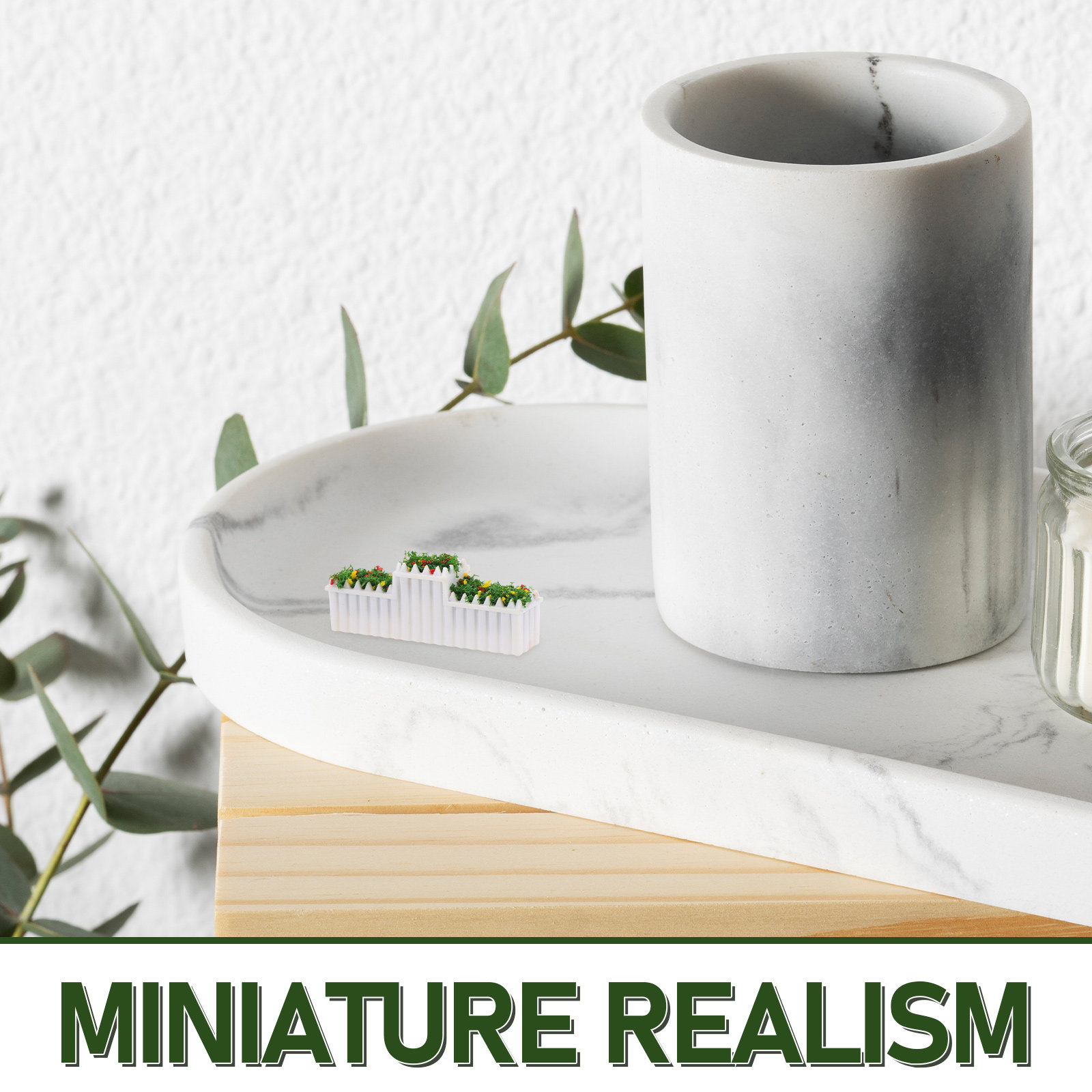 6Pcs Miniature Bonsai Plants M - Bonsai Garden For Desk ulasan dan harga