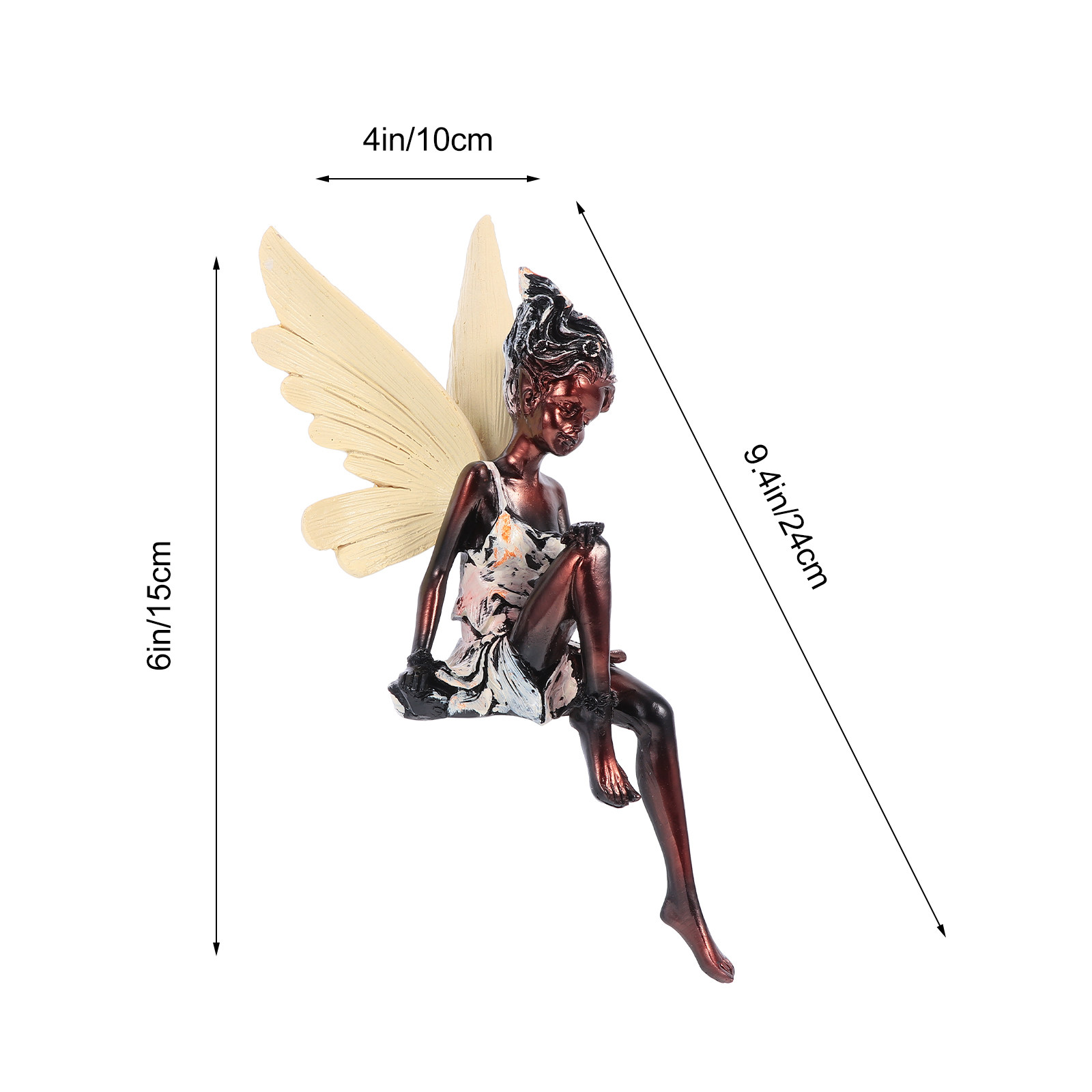 Creative Resin Fairy Statue fo - Bonsai Garden For Desk ulasan dan harga