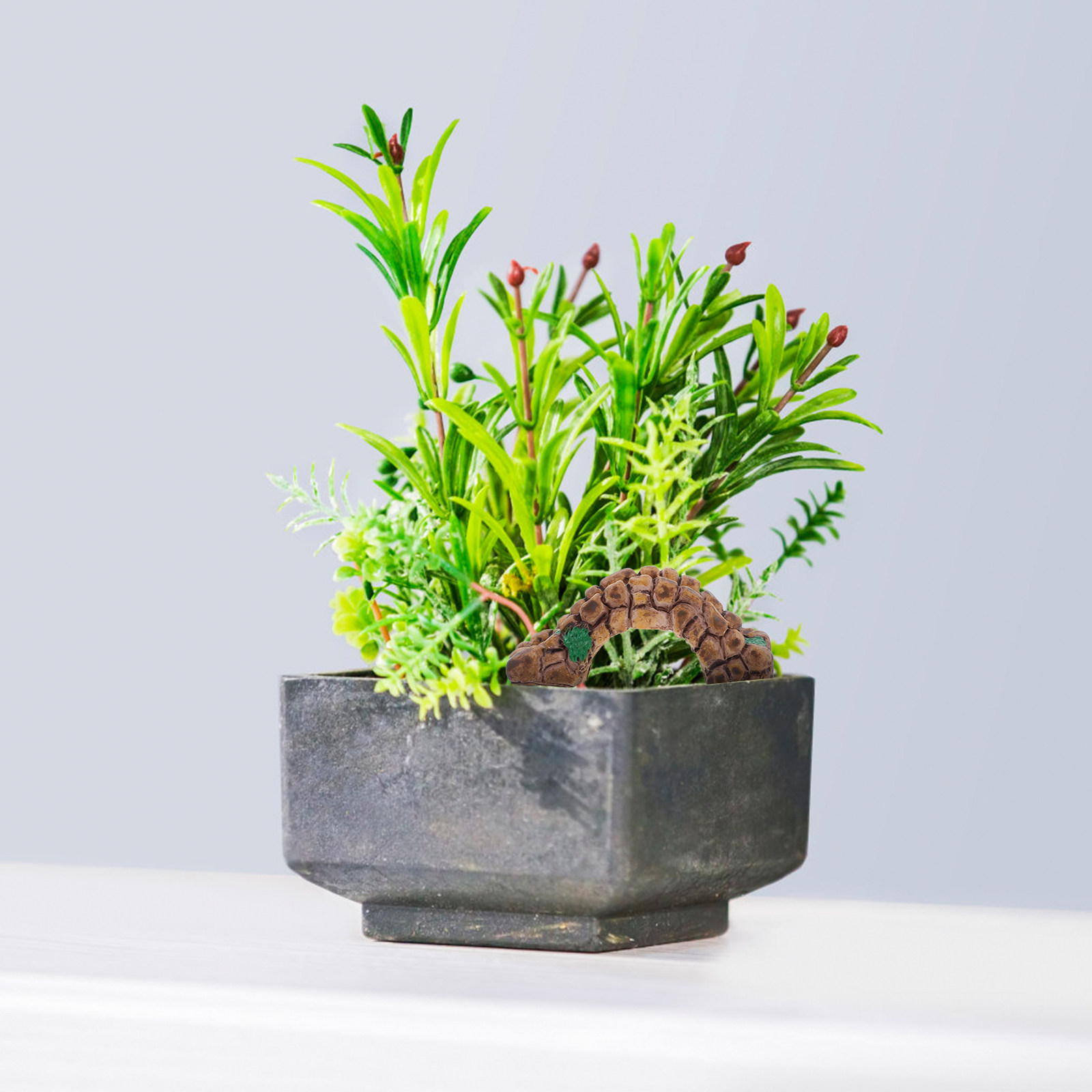 6Pcs Vintage Micro Landscape R - Bonsai Garden For Desk ulasan dan harga