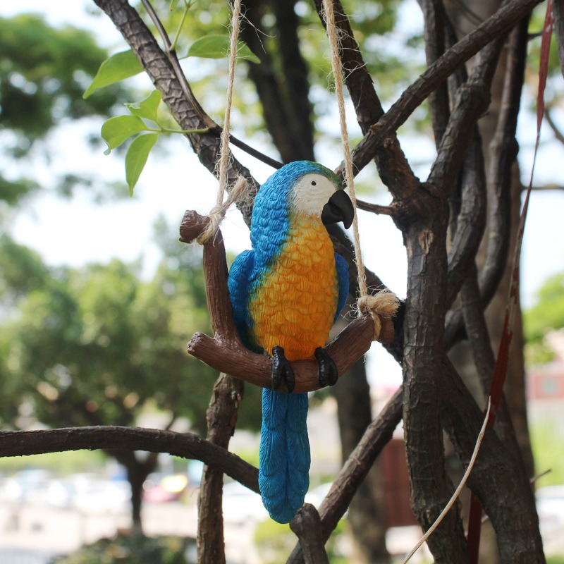1Pcs Creative Swing Parrot Res - Bonsai Gardenia ulasan dan harga