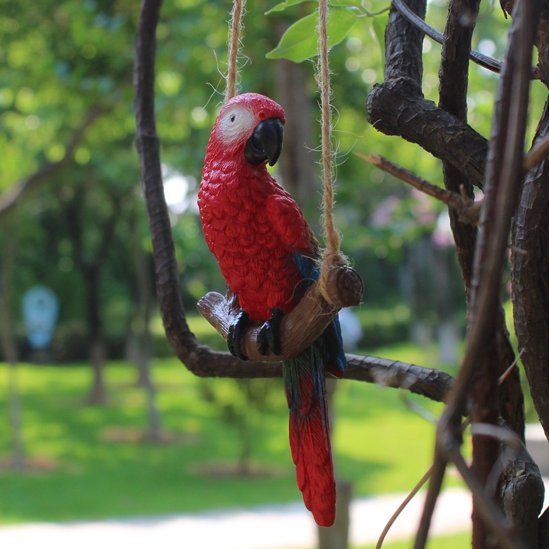 1Pcs Creative Swing Parrot Res - Bonsai Gardenia ulasan dan harga