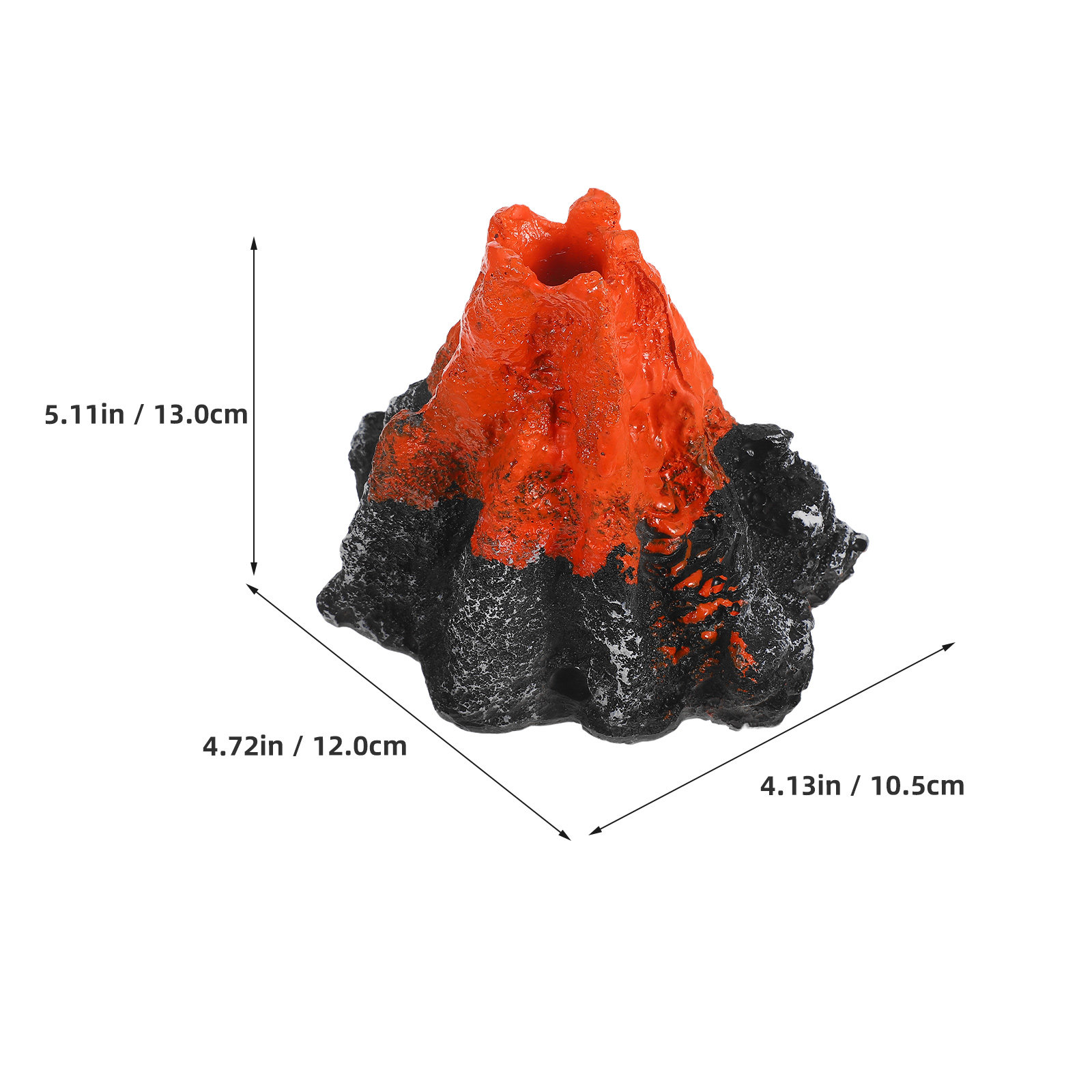 Mini Volcano Statue Resin Hand - Bonsai Garden For Desk ulasan dan harga