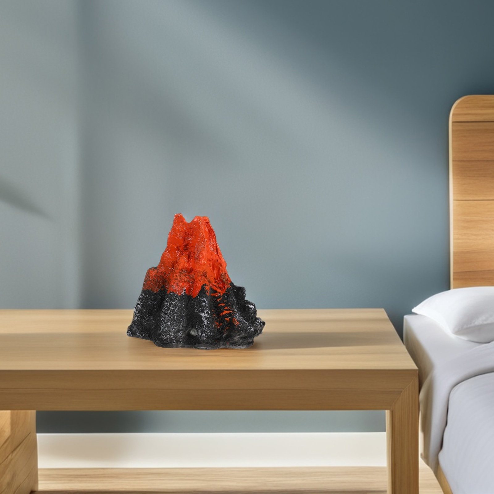 Mini Volcano Statue Resin Hand - Bonsai Garden For Desk ulasan dan harga