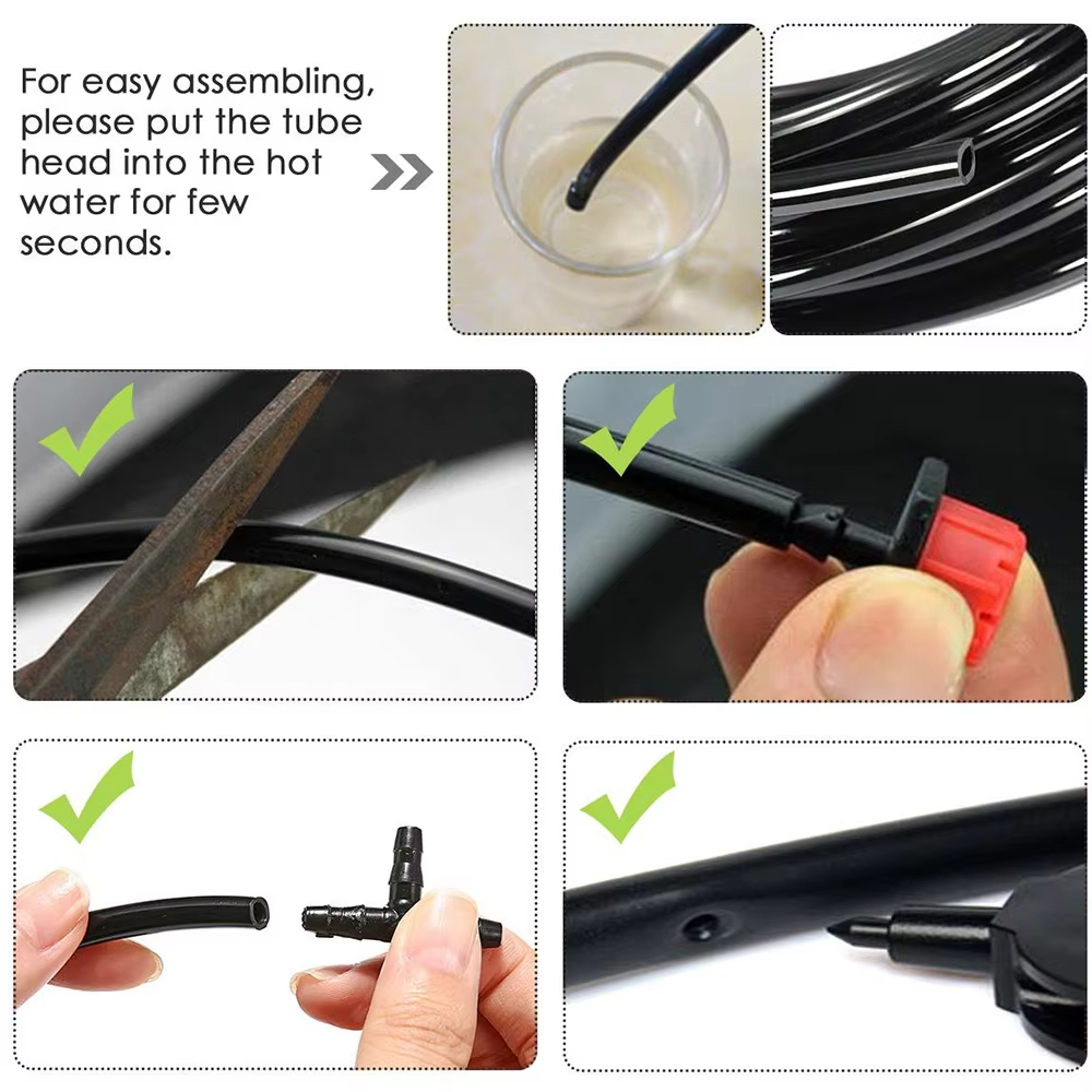 Garden Watering 4/7mm Hose PVC - Bonsai Garden Youtube ulasan dan harga