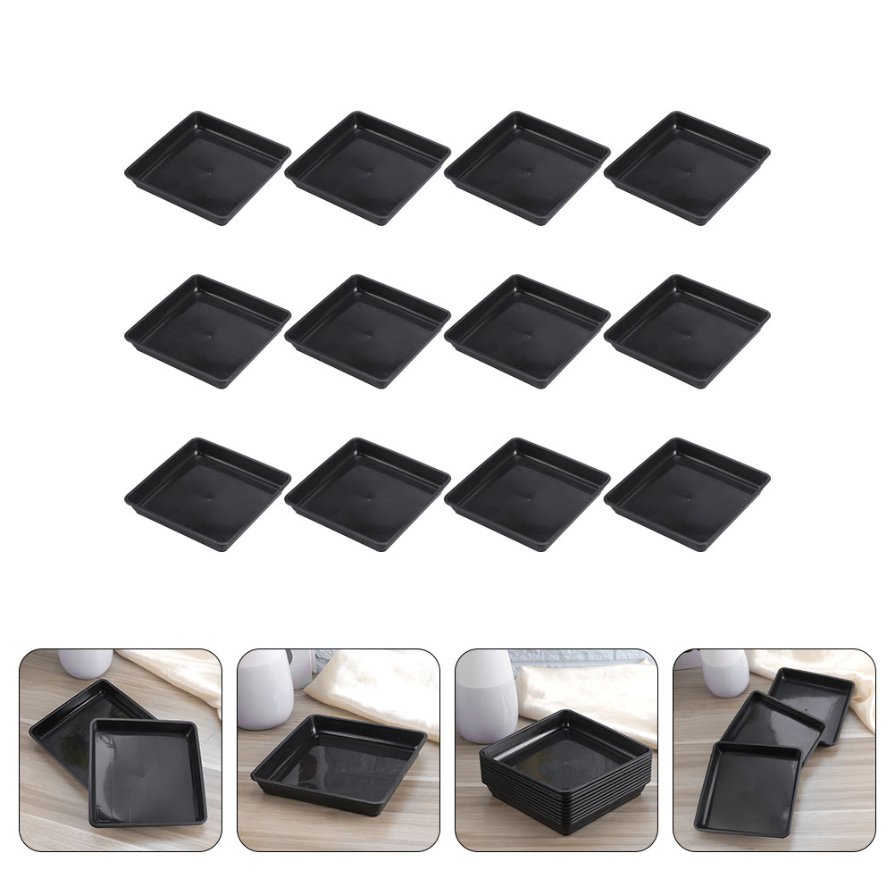 12 Pcs Flower Pot Tray Flowerp - Bonsai Gardenia ulasan dan harga