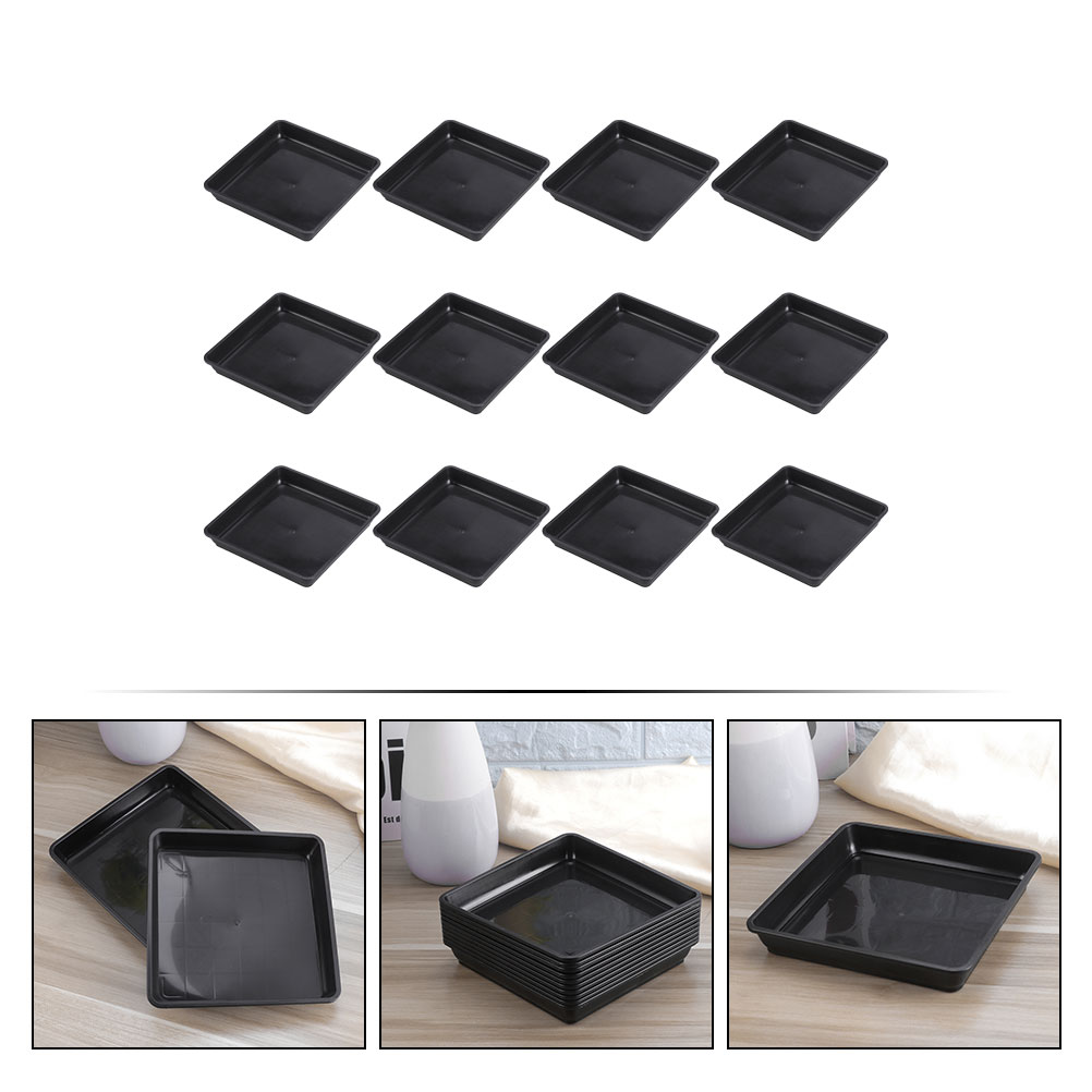 12 Pcs Flower Pot Tray Flowerp - Bonsai Gardenia ulasan dan harga