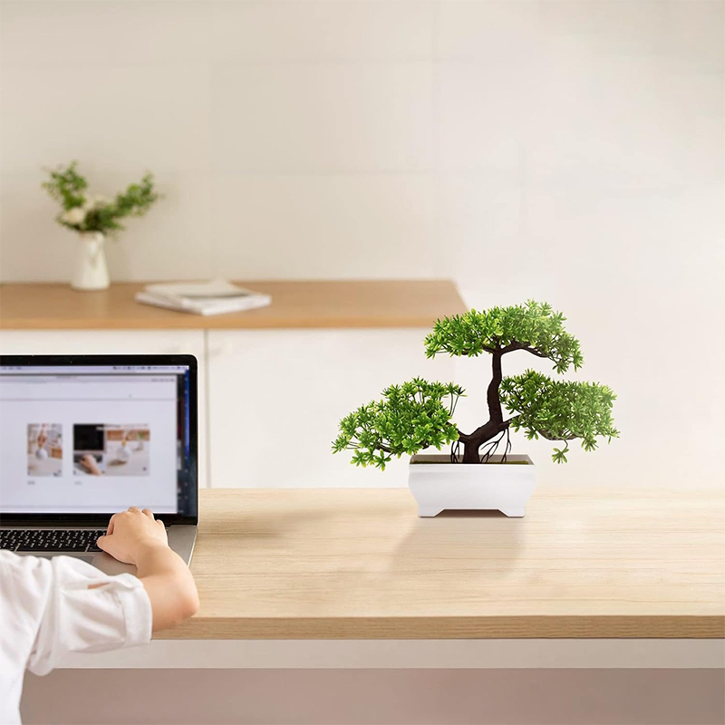 Artificial Bonsai Plastic Bion - Bonsai Garden For Desk ulasan dan harga