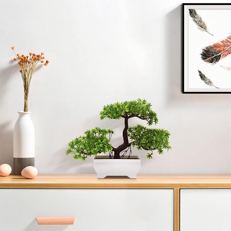Artificial Bonsai Plastic Bion - Bonsai Garden For Desk ulasan dan harga