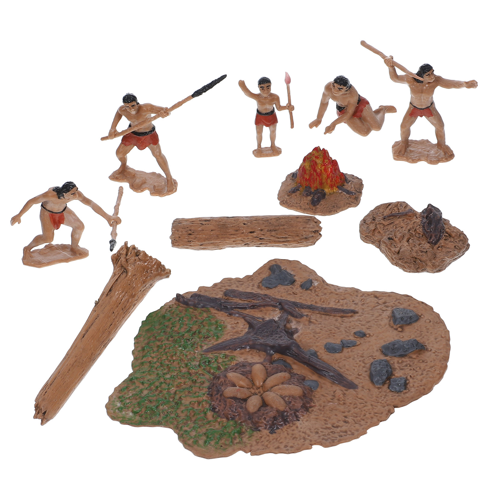 1Set Miniature Primitive Scene - Bonsai Gardener ulasan dan harga